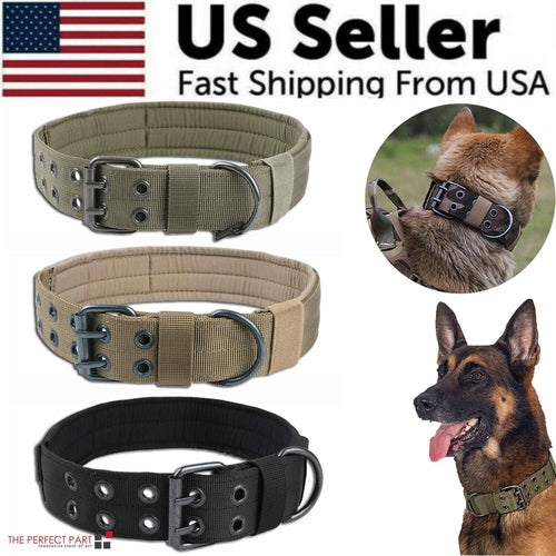 TUFF DOG 2" Wide Tactical Heavy Duty Dog collar