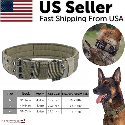 TUFF DOG 2" Wide Tactical Heavy Duty Dog collar
