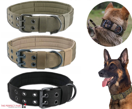 TUFF DOG 2" Wide Tactical Heavy Duty Dog collar