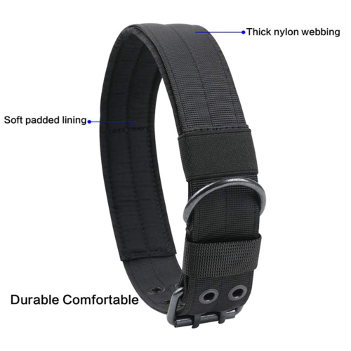 TUFF DOG 2" Wide Tactical Heavy Duty Dog collar